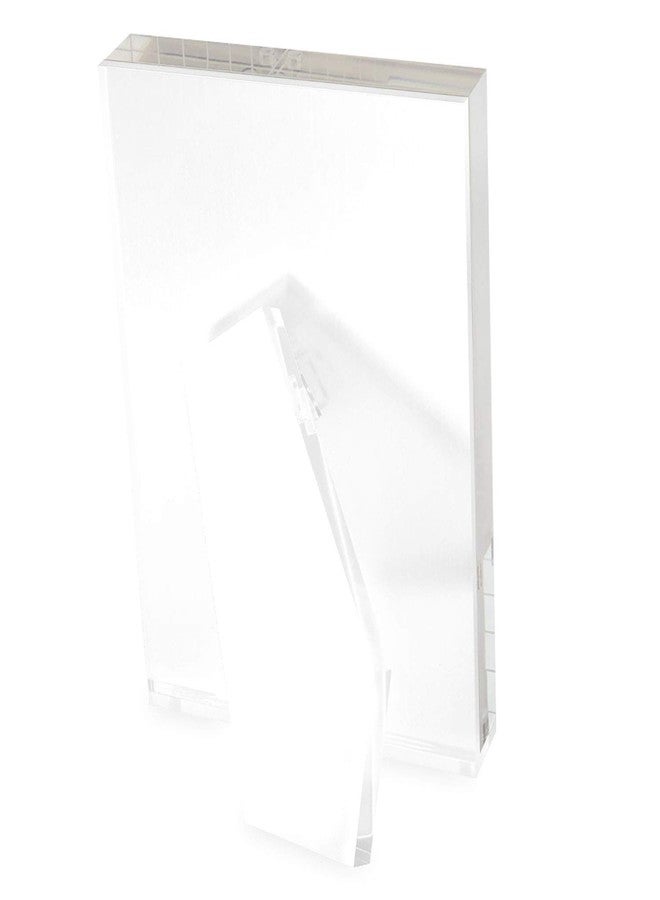 TIZO Design Vertical 5x7 Lucite Picture Frame, Durable 1 Inch Thick Clear Lucite & Magnetic Closures, Elegant & Practical Boutique Quality Photo Frame (Multiple Colors Available) - Image 2