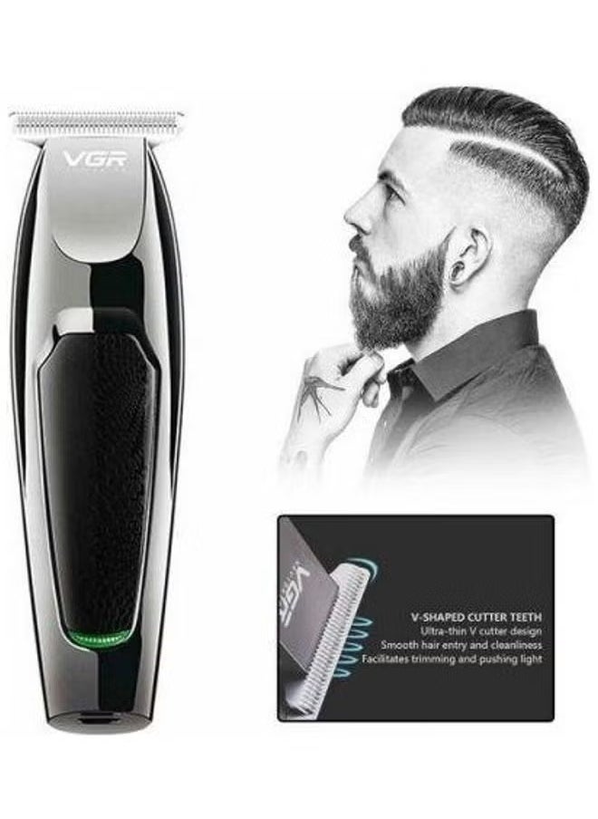 VGR V-030 Wet & Dry Hair Trimmer – Professional Rechargeable Cordless Trimmer for Face, Hair, Beard & Body – Waterproof, Precision Blades, Ideal for Wet or Dry Use - Image 2