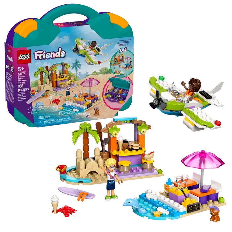 LEGO - Friends Creative Beach and Travel Suitcase 188 Pieces - 42672 - Image 2