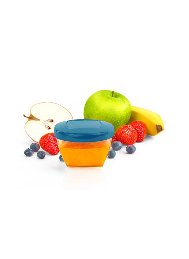 babymoov - Pack of 4 Babybols 120 Ml Airtight Food Storage Containers, Bpa - Free, Leak Proof, Stackable, Microwave And Freezer Safe , Reusable - Image 1