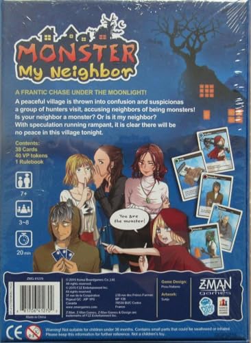 Z-Man Games Monster My Neighbor Fun and Exciting Family Board Game for Kids and Adults Ages 7 38 Players 20 Minute Playtime Made by ZMan Games - Image 5