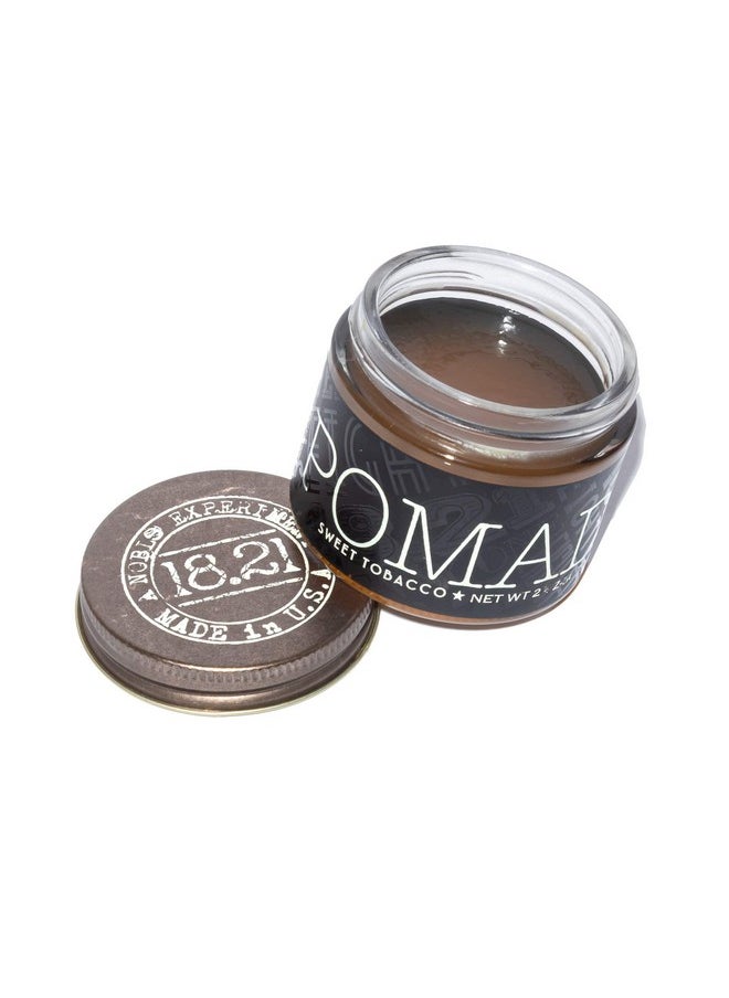 18.21 Man Made - Hair Styling Product, 2Oz. Original Sweet Tobacco Scent In Pomade With High Shine Finish - Image 1