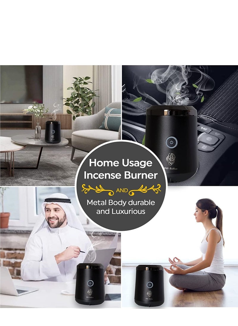 Bakhoor Electric Oud Incense Bukhoor Burner Aroma Diffuser With Long Lasting Battery Usb Rechargeable Great Gift For Home, Car, Desert Camping And Travel  - Image 2