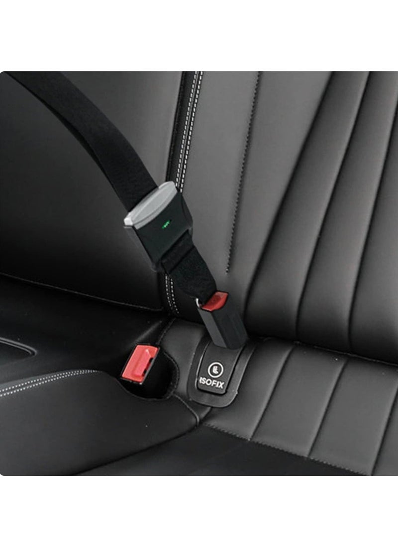 والالا حزام مقعد السيارة ISOFIX قابل للتعديل والسحب ومتعدد الاستخدامات، حزام مقعد متوافق مع مقعد الطفل ISOFIX العام للسيارة، أحزمة التثبيت مع واجهة مزلاج، تتحمل شد 15000 نيوتن - Image 3