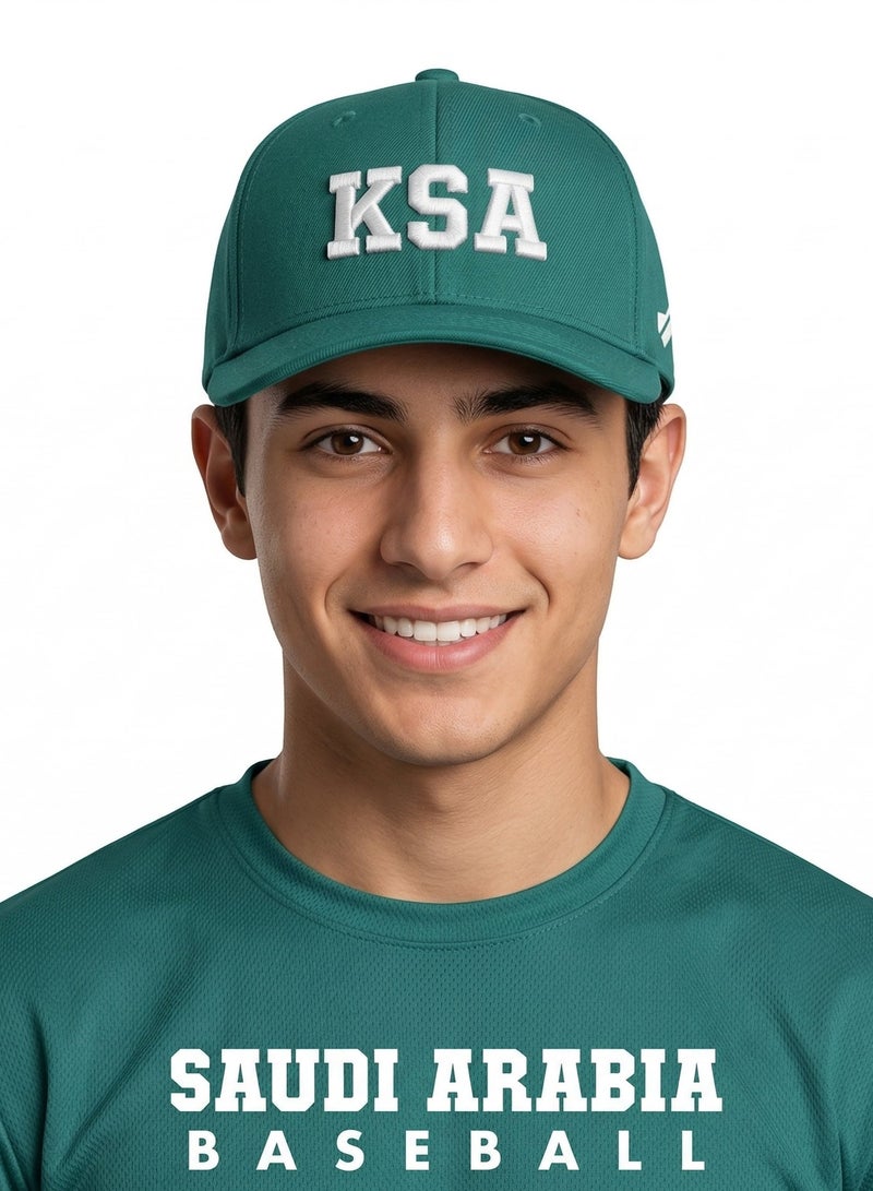Baseball United KSA Baseball National Team Lifestyle Cap - Image 1