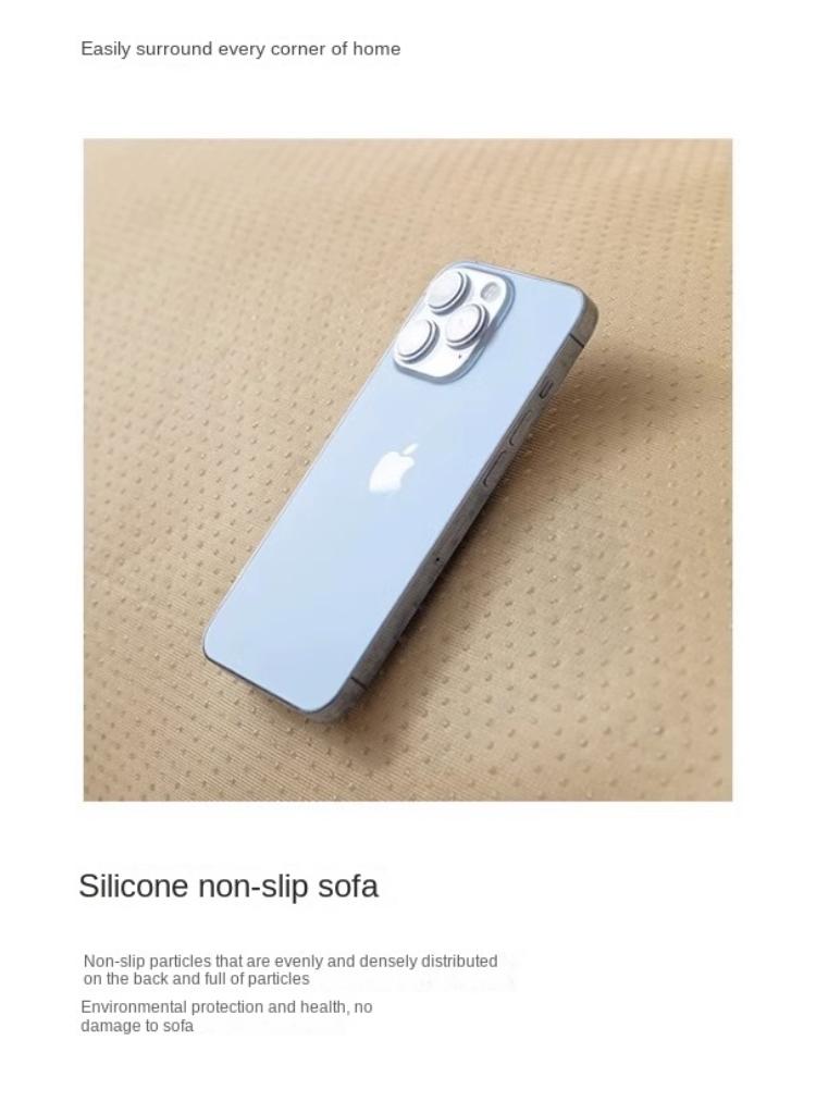 general Irregular Shaped Sofa Cushion Non Slip Sponge Seat Cushion Chenille Sofa Towel - Image 5