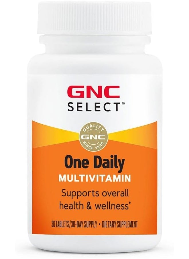 GNC - Select One Daily Multivitamin 30 Tablets - Image 1