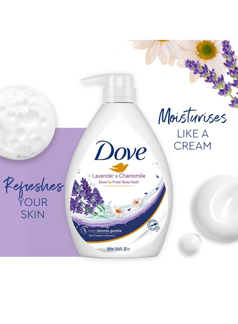 دوف غسول الجسم دوف جو فريش، اللافندر والبابونج، 1 لتر - Image 3