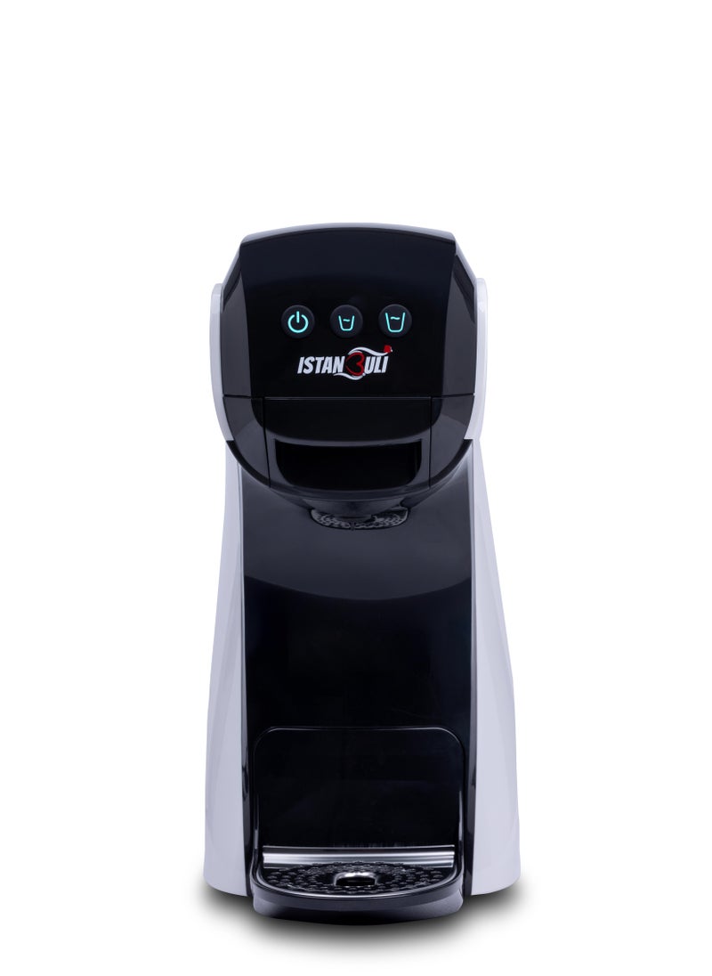 istanbuli istanbuli 3 in1 pod coffee maker compatible  capsules  , espresso, and turkish coffee powder, with a 19-bar pressure pump for rich crema and velvety foam  - Image 4
