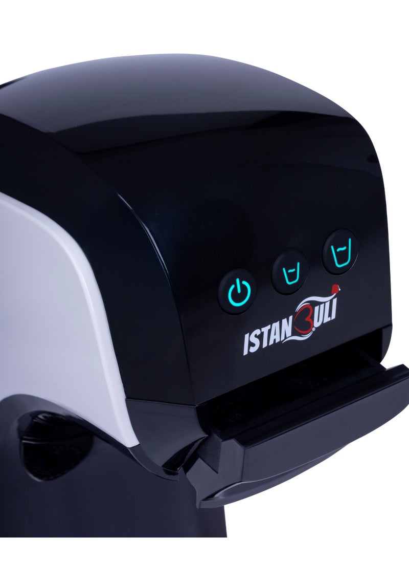 istanbuli istanbuli 3 in1 pod coffee maker compatible  capsules  , espresso, and turkish coffee powder, with a 19-bar pressure pump for rich crema and velvety foam  - Image 5