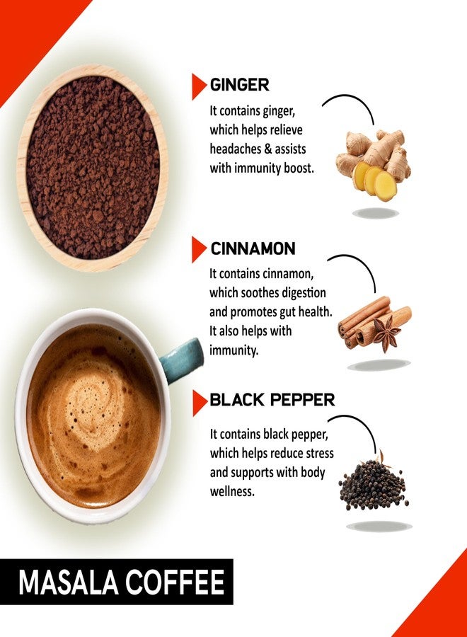 Coffeecurry Masala Coffee Powder (50 Grams) – Premium Coffee with Traditional Indian Spices | Rich Aroma & Bold Flavor | All Natural Spiced Coffee Blend - Image 2