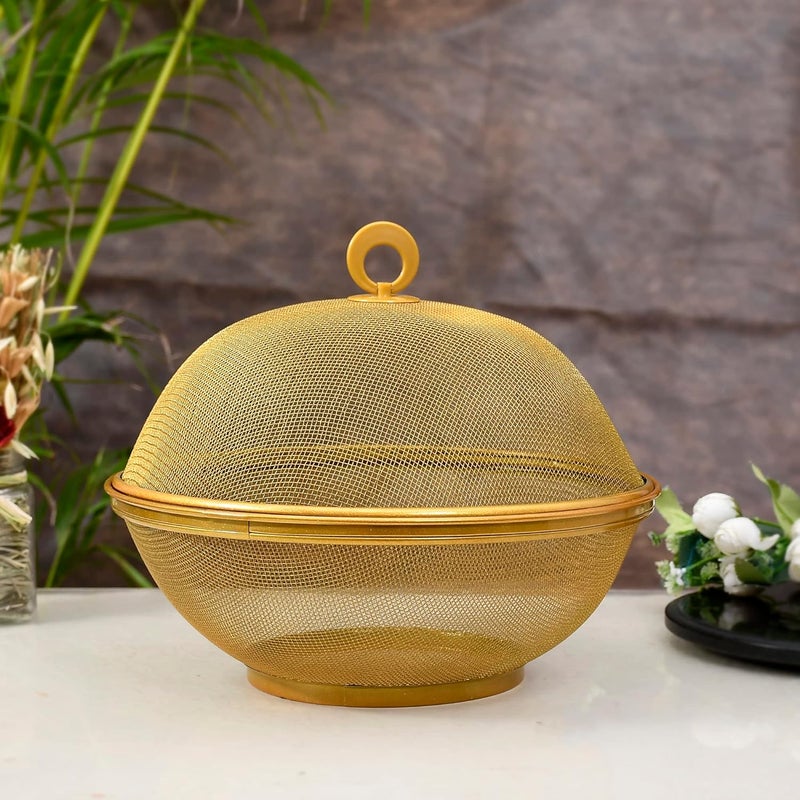 TAGROCK Stainless Steel Multipurpose Storage Fruit Vegetable Round Basket For Kitchen Pack Of 1 - Image 2