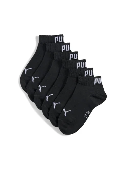 PUMA Youth 3 Pack Plain Quarter Socks