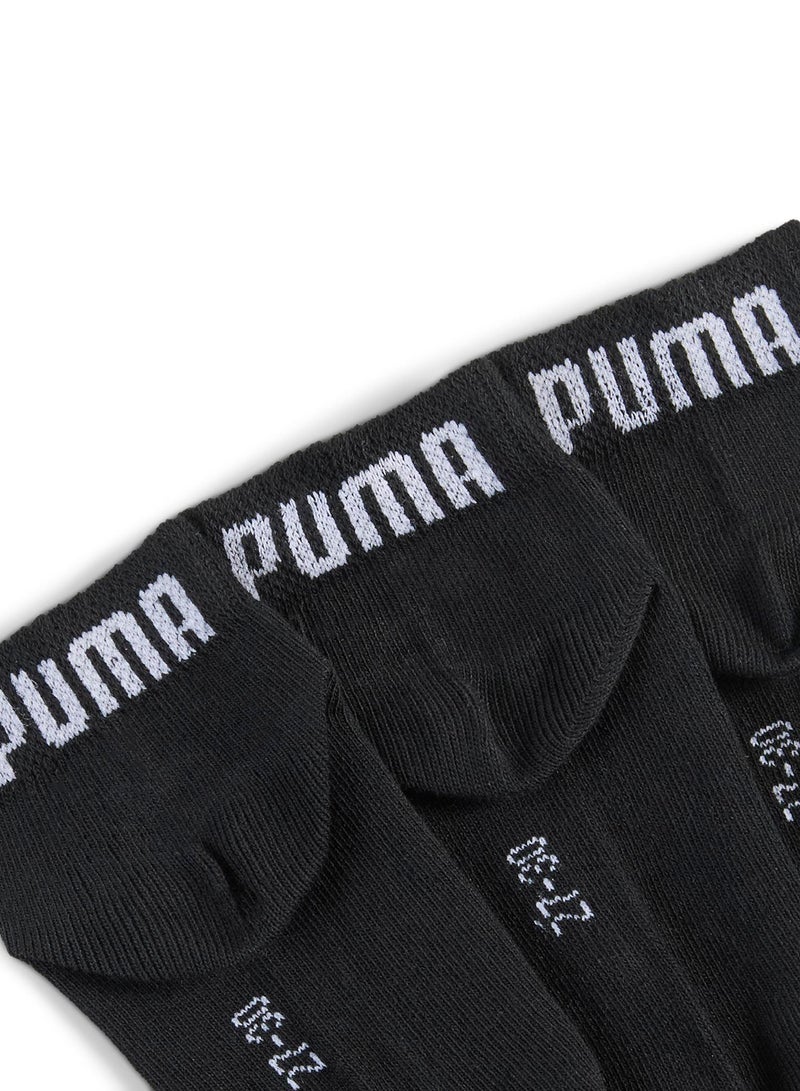 PUMA Youth 3 Pack Plain Quarter Socks  - Image 2