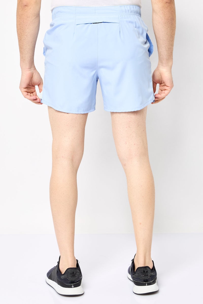 Nike Men Standard Fit Brand Logo Running Shorts, Light Blue - Image 4