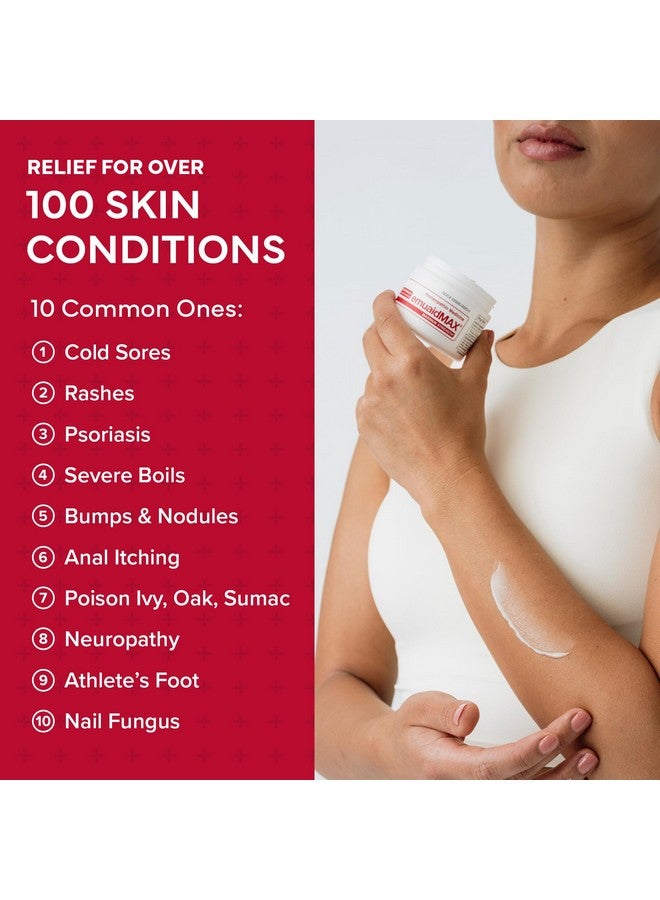 emuaid EMUAIDMAX Ointment for Itchy Skin, Maximum Strength Treatment for Athlete's Foot, Psoriasis, Jock Itch, Rash, Eczema, Cold Sores, Blisters, and Yeast Infection, 2oz - Image 5