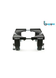 Lapyon Lapyon Good Height 8 Inch from Ground Addustable 24 Wheel Heavy Duty FrontTop Load Fully Automatic Washing Machine Stand Fridge Trolley Stand Metal and PlasticMin 36cmx36cmMax 76cmx76cm  - Image 2
