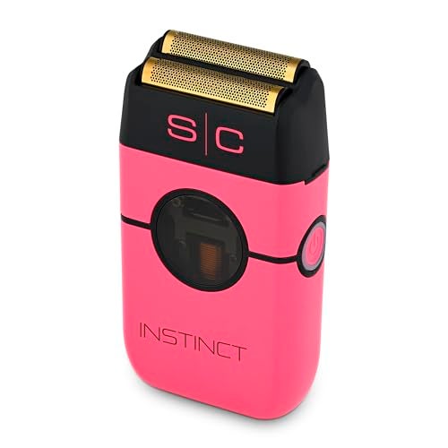 StyleCraft Instinct Metal Cordless Double Foil Shaver with IN2 Vector Motor Intuitive Torque Control, USB-C Rechargeable (Pink) - Image 3