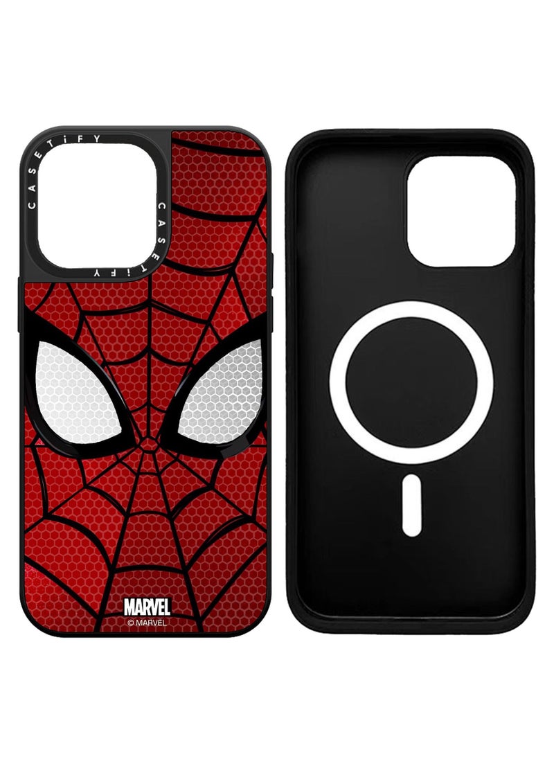 Magnetic Suction Phone Case for iPhone 14 Pro Spider Man Cover