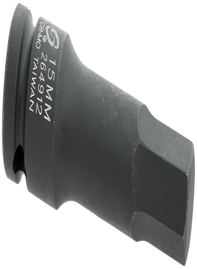 Sunex Tools Sunex 264912 1/2-Inch Drive 15-mm Hex Impact Socket - Image 1