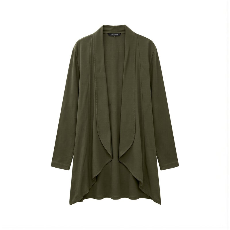 Womens Heavy Duty Durable Cardigan Abrasion Resistant Long Sleeve Top S - Image 1