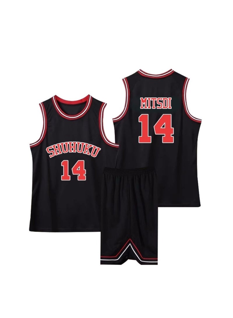 KUYING 2-Piece Slam Dunk Master Basketball Suit Sports Training Suit  - Image 1