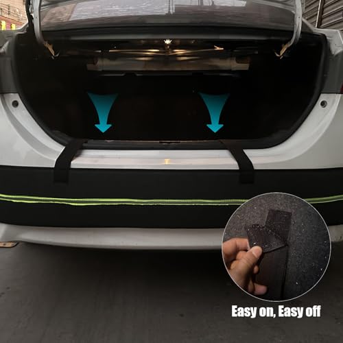 ROCCS Rear Bumper Guards for Cars, Car Bumper Protector with Long Safety Reflector for Nighttime Visibility, Rear Bumper Protector 72" x 8.07" x 0.4"(DO NOT Drive with IT ON) - Image 5