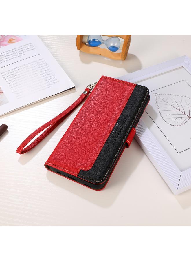 S-TOP Case For Motorola Edge 50 KHAZNEH Litchi Texture Leather RFID Phone Case - Image 2