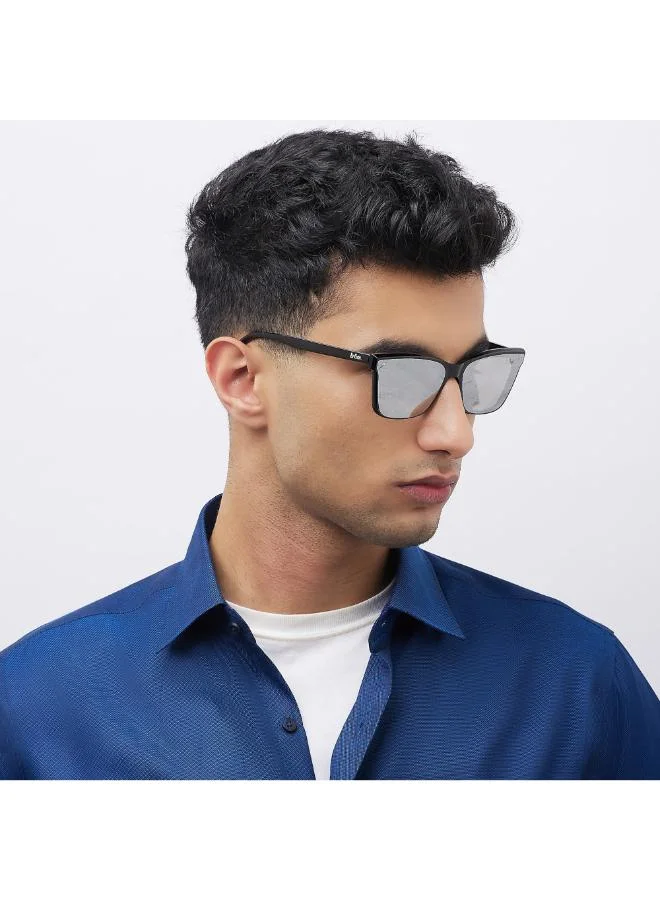 Lee Cooper  Women's Pc Sunglasses Black Frame Silver Mirror Mirror Lens 62mm  - LC1208C01 for Women | Best Price UAE