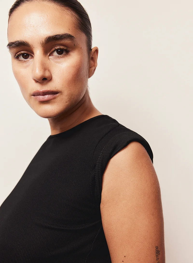 H&M Ribbed T-Shirt