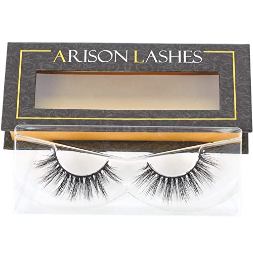 ARISON LASHES Arison Faux Mink Lashes Natural Look Fluffy Fake False Eyelashes 3d Wispy Lashes Long Lashes Bulk for Women D006 - Image 2