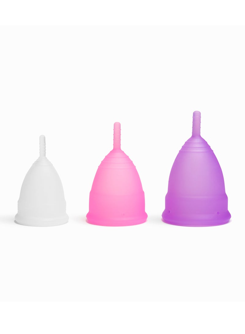 Sirona Reusable Menstrual Cup for Women with Pouch | Ultra Soft Odour & Rash Free | 100% Medical Grade Silicone | No Leakage | Protection for Up to 8-10 Hours | US FDA Registered - Medium (Pack of 1) - Image 5