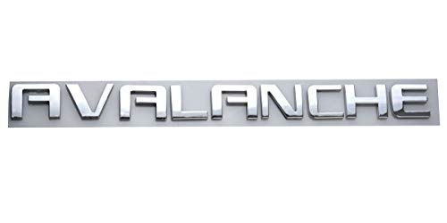 Aimoll 1pc Avalanche Nameplates Emblem Badge Letter Replacement for GM Chevrolet Chrome - Image 3