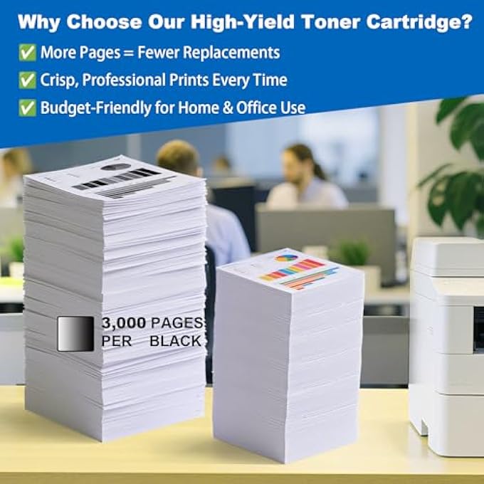 55B1000 BLACK TONER CARTRIDGE [WITH CHIP] COMPATIBLE FOR LEX MARK MS331 MS431 MX331 MX431 MX432 MS331DN MS431DN MS431DW MX331ADN MX431ADN MX431ADW MX432ADWE PRINTER (3,000 PAGES) - Image 3