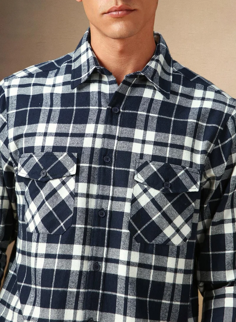 Dennis Lingo Navy Shirt For Men For Men