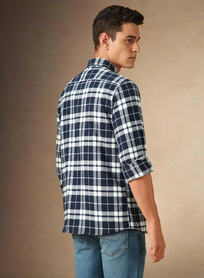 Dennis Lingo Navy Shirt For Men For Men