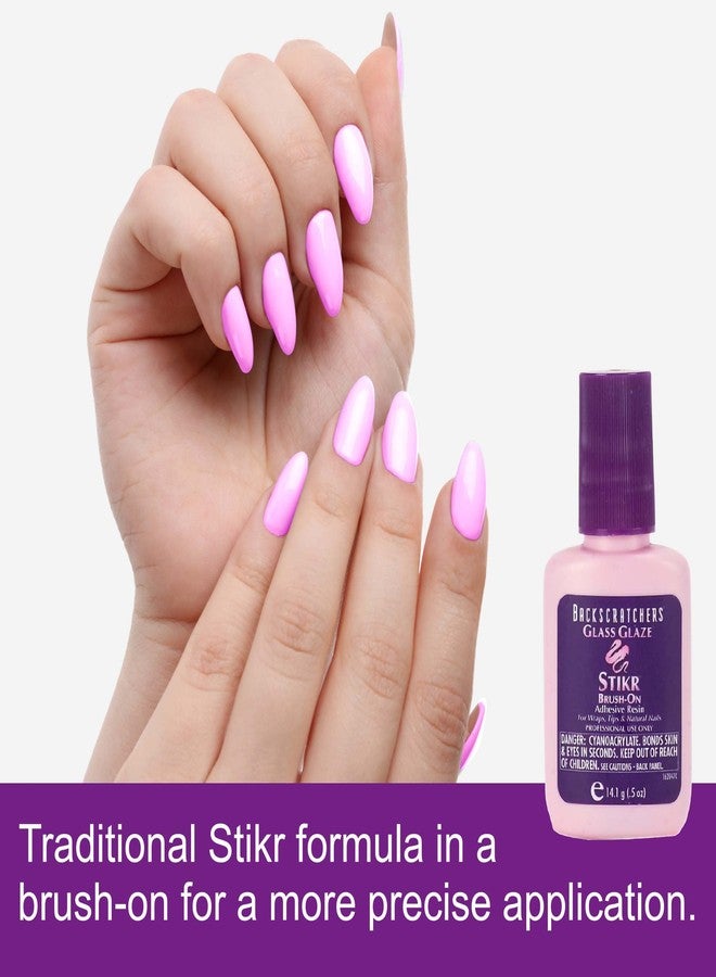 Backscratchers Extreme Glass Glaze Stikr Adhesive Resin, 0.5 Fluid Ounce - Image 2