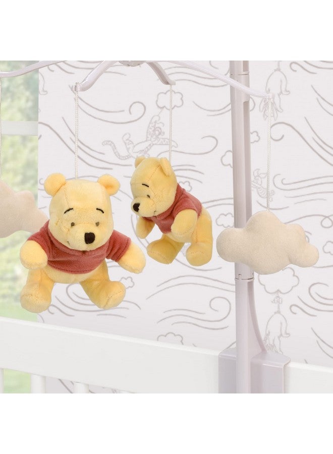 NoJo Disney Winnie The Pooh - Blustery Day Plush Clouds Musical Mobile - Image 3