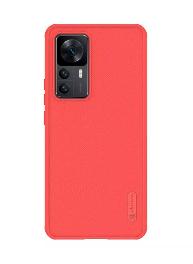 Nillkin Super Frosted Shield Pro Matte cover case for Xiaomi 12T/Xiaomi Redmi K50 Ultra (Red) - Image 1