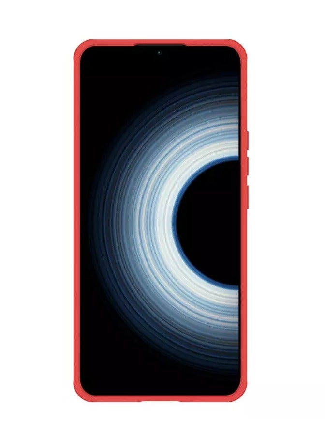 Nillkin Super Frosted Shield Pro Matte cover case for Xiaomi 12T/Xiaomi Redmi K50 Ultra (Red) - Image 4