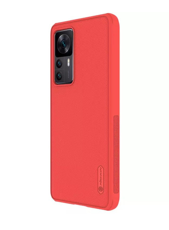 Nillkin Super Frosted Shield Pro Matte cover case for Xiaomi 12T/Xiaomi Redmi K50 Ultra (Red) - Image 2