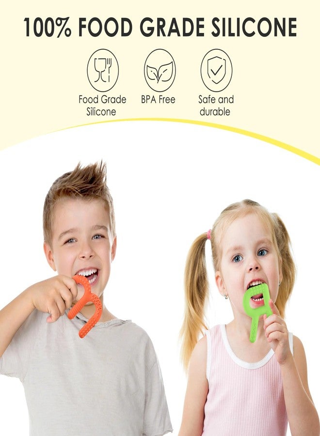 ERKOON Sensory Chew Toys for Autistic Children, 2 Pack Silicone Chewy Tube Oral Motor Tools for Sensory Kids with Autism, Biting, ADHD, SPD, Chewies with Special Needs, Teething Sticks Toys - Image 2