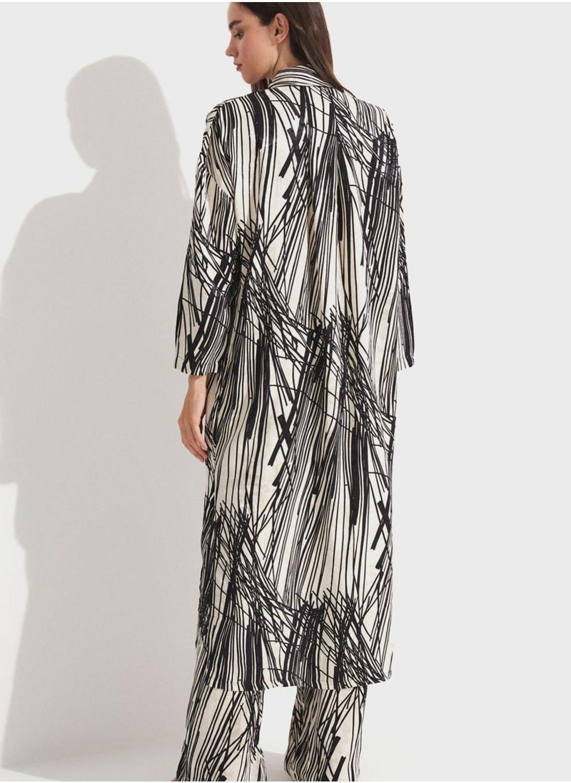 JUNE - Printed Shirt Dress - Image 1