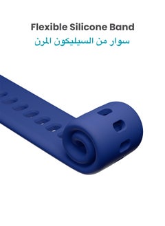 TinyMoose Tempo Watch Band Classic Liquid Silicone Strap Compatible with Tinymoose Tempo Smartwatch - Blue  - Image 3