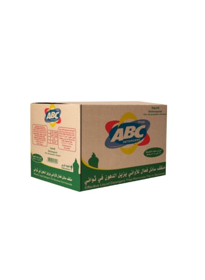 ABC Liquid Dish Soap Green lemon scent 675ml - pack of 12  - Image 2
