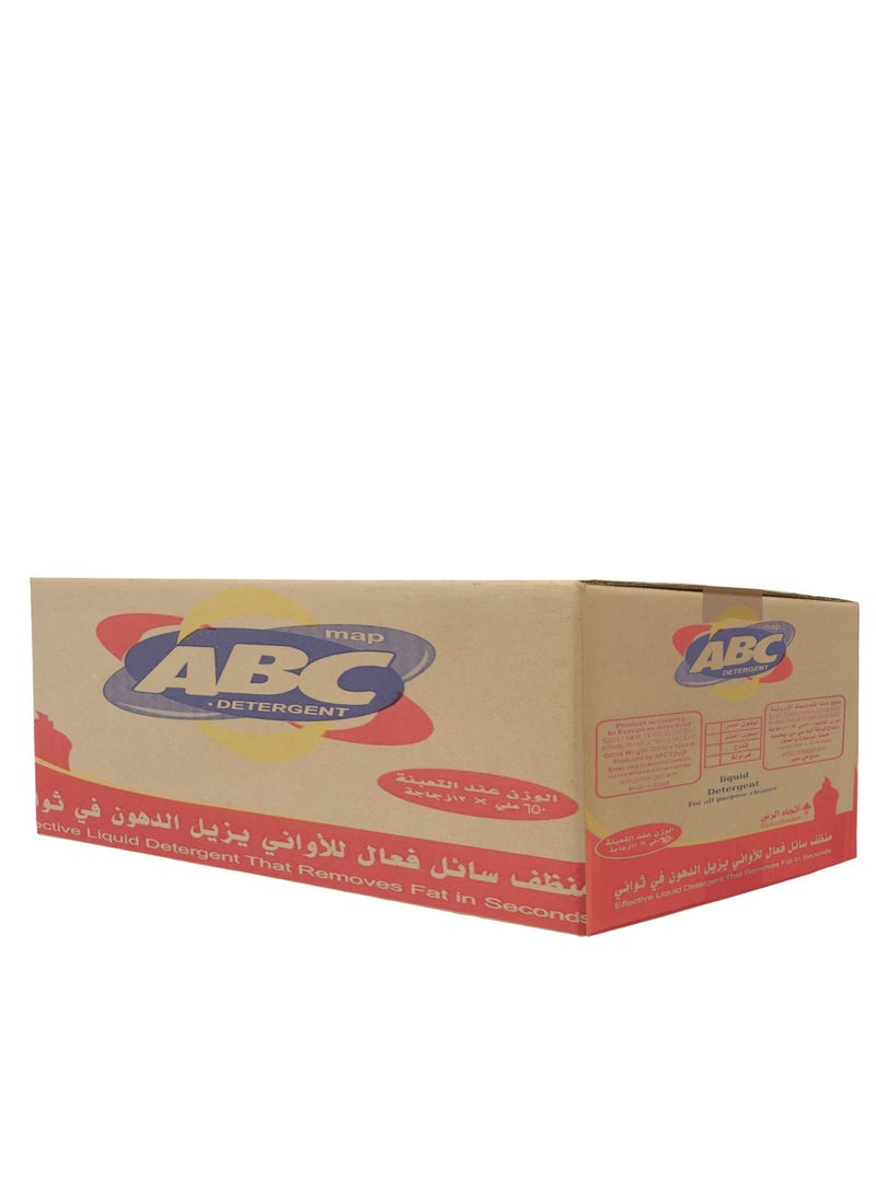 ABC Liquid Dish Soap lemon scent 650ml - pack of 12  - Image 2