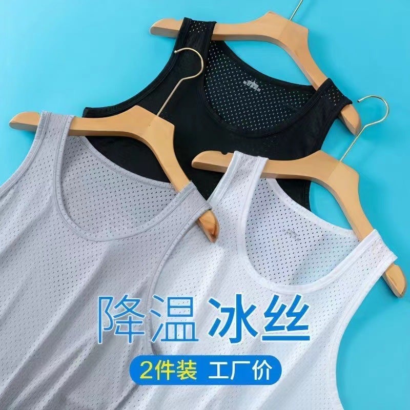Men's Ice Silk Mesh Vest - Image 4