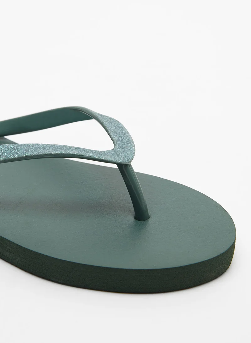 VERO MODA Glitter Flip Flops