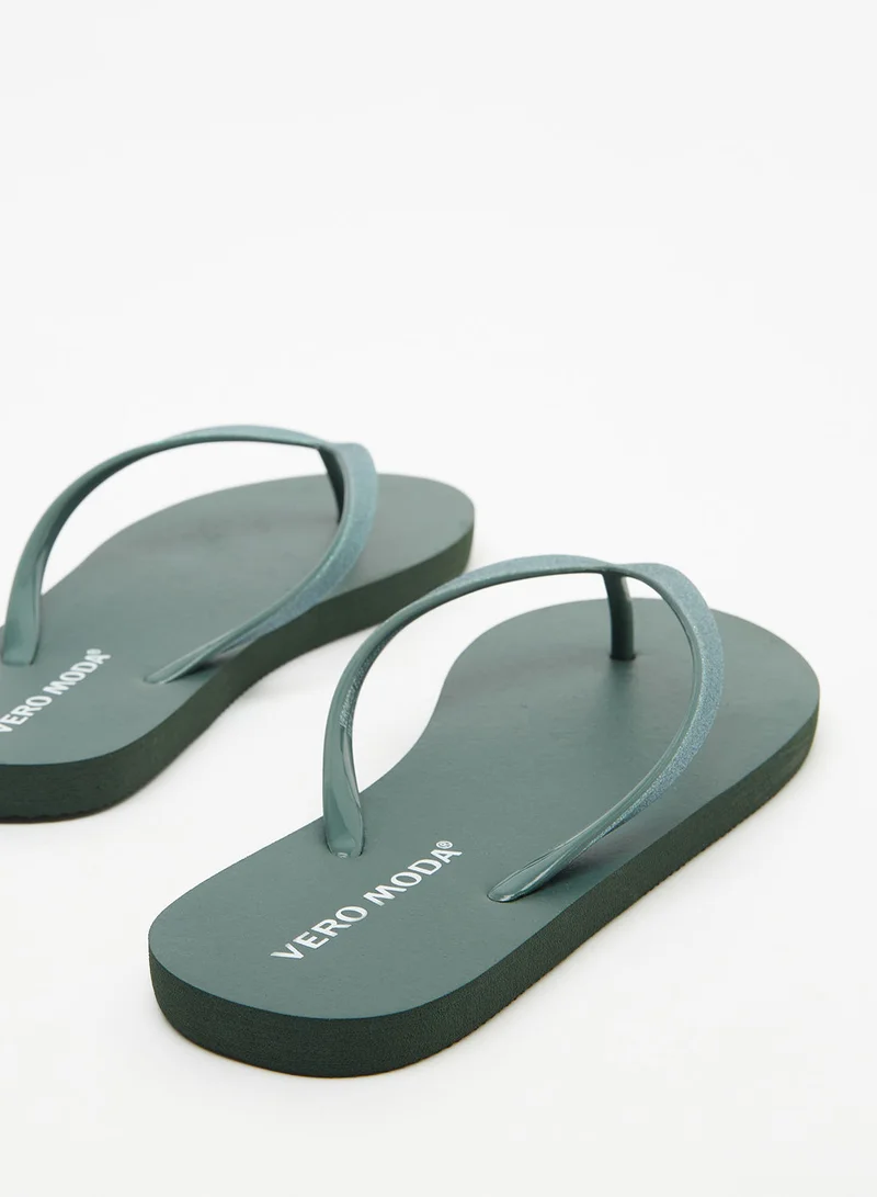 VERO MODA Glitter Flip Flops