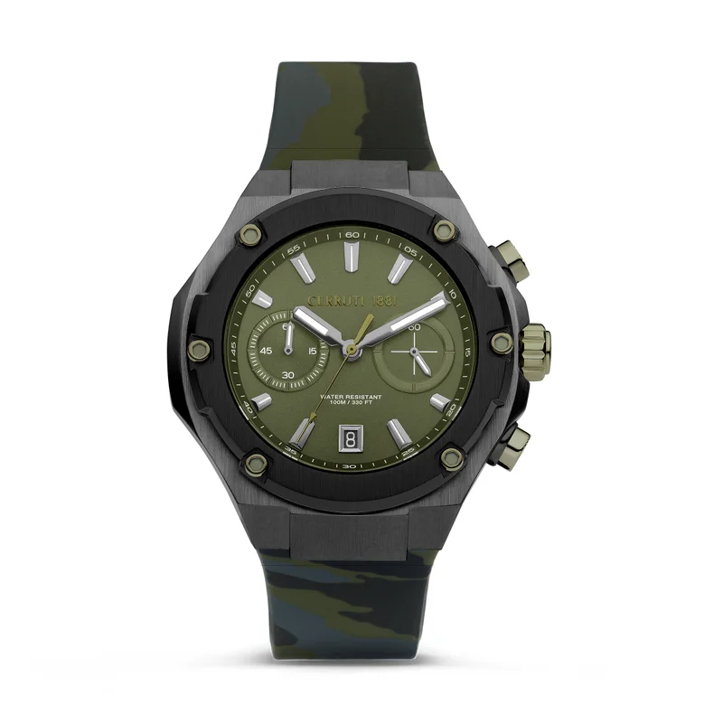 CERRUTI 1881 LUCARDO Round Analog Wrist Watch CIWGO2206104 - 55.6 mm - Green